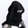 BLESSUME Friar Medieval Hooded Robe Monk Renaissance Priest Robe Halloween Cosplay Costume (One Size, Black Steampunk Hood) view 3