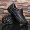 Hbeylia Slip On Loafers for Men Fashion Casual Waterproof Leather Walking Driving Shoes Soft Comfortable Memory Foam Low Top Fashion Sneakers Boat Shoes for Male view 3