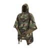 Helikon-Tex Swagman Roll Military Poncho, Bushcraft Line - Multi-purpose Rain Poncho & Emergency Cape - Survival and Military Gear - Woobie Blanket & Jacket (US Woodland) view 1