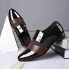 Hbeylia Men's Oxfords Dress Shoes Classic Fashion Formal Pu Leather Tuxedo Oxford Wingtip Dress Shoes For Men Business Office Work Wedding Party view 4