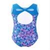 renvena Kid Girls Cartoon Ballet Dance Leotard Back Hollow Out Jumpsuit Gymnastic Ballerina Bodysuit Swimwear Flower Blue 4 view 2