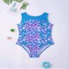 renvena Kid Girls Cartoon Ballet Dance Leotard Back Hollow Out Jumpsuit Gymnastic Ballerina Bodysuit Swimwear Flower Blue 4 view 3