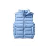 FLZS 2-12Y Warm Jacket for Children Jacket Turn Down Collar Vest for Kids Vest Sky Blue 2T view 1