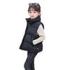 FLZS 4-12 Years Children Warm Vest Jacket Coat Kids Boy Girls Down Kids Down Vests Black 12