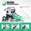 METROLLER Inline Skates for Girls and Boys, Women, Men 4 Sizes Adjustable Inline Skates with Light Up Wheels, Illuminating Beginner Skates for Kids & Adult Youth. view 3