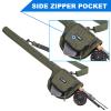 Doorslay Fishing Rod Case Fishing Pole Bag with Reel Pouch Fly Fishing Bag for 9FT 2 Pieces/4Pieces Rod Fishing Rod Bag view 4