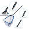 Black Paw Fish Landing Ne Easy Fold Square Sliding Net Rubber Coated 3-D Net Bag, Super Strong, Telescopic Pole Handle, Extend to 83 Inch view 3