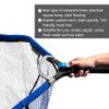 Black Paw Fish Landing Ne Easy Fold Square Sliding Net Rubber Coated 3-D Net Bag, Super Strong, Telescopic Pole Handle, Extend to 83 Inch view 4