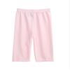 Hansber Kids Girls Basic Solid Color Dance Shorts Stretch Nylon Short Leggings Gymnastics Running Yoga Pants Trousers Pink 2-3 Years view 3