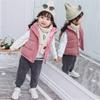 Children Vests Boys Corduroy Warm Outerwear Jackets Down Vest for 3-8 Years as The Picture 7 view 2