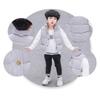 Children Vests Boys Corduroy Warm Outerwear Jackets Down Vest for 3-8 Years as The Picture 7 view 3