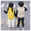 Children Vests Boys Corduroy Warm Outerwear Jackets Down Vest for 3-8 Years as The Picture 7 view 4