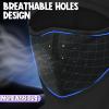 Kids Balaclava Ski Mask (with Breathable Holes) Windproof Winter Fleece Neck Face Warmer Boys Girls Black view 2