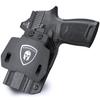 WARRIORLAND OWB Kydex Holster with Optic Cut, Compatible with Sig P320 Full Size / M17 / P320 Compact /M18 / P320 X Carry Pistol, Adjustable Cant and Retention, Right Hand view 1