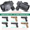 WARRIORLAND OWB Kydex Holster with Optic Cut, Compatible with Sig P320 Full Size / M17 / P320 Compact /M18 / P320 X Carry Pistol, Adjustable Cant and Retention, Right Hand view 2