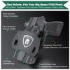 WARRIORLAND OWB Kydex Holster with Optic Cut, Compatible with Sig P320 Full Size / M17 / P320 Compact /M18 / P320 X Carry Pistol, Adjustable Cant and Retention, Right Hand view 3
