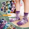 DoSmart Children's Winter Warm Wool Solid Color Socks Kids Boy Girls Thermal Crew Socks 6 Pairs (6 Pairs Camouflage, 1-3 Years) view 3
