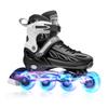 METROLLER Inline Skates for Girls and Boys, Women, Men 4 Sizes Adjustable Inline Skates with Light Up Wheels, Illuminating Beginner Skates for Kids & Adult Youth view 1