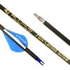12pc Custom Length Carbon Arrows for 30-70 Lb Recurve Bow ID 6.2mm .244" 22-30 Inch Spine 350 400 500 600 Target Practice & Hunting Arrow Adult Youth Shooting view 1