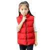 FLZS Winter Kids Jacket Padded Girls Boys Vest Striped Warm Sleeveless Top Wear MJ01Red 4T view 1