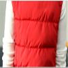 FLZS Winter Kids Jacket Padded Girls Boys Vest Striped Warm Sleeveless Top Wear MJ01Red 4T view 2
