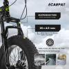 Elecony Ecarpat 20/24/26 Inch Fat Tire Mountain Bike Teenages Boys Girls 7/21 Speed, Front Suspension Disc Brake Bicycle, Carbon Steel Frame Mountain Trail Bike, Beach Bicycle view 4