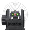 Aecktech Fiber Optic Sights,with Green and Red Full Fiber Optics Dots Polymer Fiber Optics Sights Front and Rear Backup Sights (Black-2) view 2