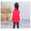 FLZS Children Stand Collar Vests Boys Girls Down Waistcoat Jacket Warm Outerwear Army Green 5T view 2