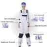 SNOWVERB Women's Men's Winter Outdoor Mountain Snow Snowboard Bibs Outdoor Ripstop Waterproof Adjustable Ski Pants view 3