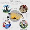 Football Training Equipment | Speed Agility Training Set, Including 1 Agility Ladder, 4 Steel Piles,12 Disc Cones ,1 Resistance Umbrella .| for Athletes/Sports Including Football & Basketball(Yellow) view 3