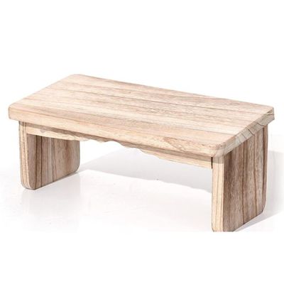 Meditation Stool, Meditation Bench for Meditation, Oblique Leg Meditation Kneeling Stool, Solid Wood Yoga Stool, Foldable Meditation Table, Healthier Sitting Stool/A / 39.519.516cm