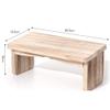 Meditation Stool, Meditation Bench for Meditation, Oblique Leg Meditation Kneeling Stool, Solid Wood Yoga Stool, Foldable Meditation Table, Healthier Sitting Stool/A / 39.519.516cm view 3