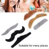 6 Pcs Self Adhesive Mustache Novelty Halloween Mustache Individualized Costume Fake Beard Stickers for Masquerade Party and Performance view 3