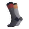 Timberland Men's 2-Pack Colorblock Crew Socks, Charcoal Heather, One Size view 2