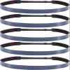 Hipsy Regular Size, Women's Adjustable No Slip Skinny Tech Sport Headband 5-Pack (Navy Tech 5pk) view 1