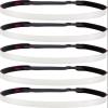 Hipsy Regular Size, Women's Adjustable No Slip Skinny Tech Sport Headband 5-Pack (White Tech 5pk) view 1