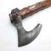 Custom Handmade High Carbon Steel Axe Viking Axe with Leather Sheath. view 2