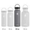 Hydro Flask Wide Mouth Bottle with Flex Cap 40 oz view 3