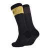 Timberland Men's 2-Pack Colorblock Crew Socks, Black, One Size view 2