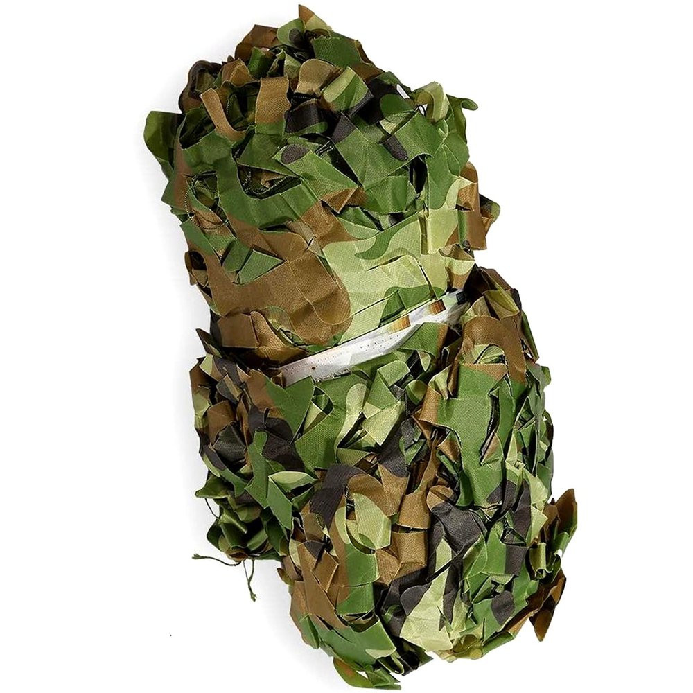 Customizable Jungle Camouflage net, Military Sunscreen Camo Netting, Outdoor Camping, Hunting, Party, car Cover, Viewing. (Size : 510M/16.533FT)