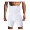 XMXM Men's High Waisted Shapewear Compression Tummy Control Shorts Boxer Briefs Body Shaper Long Leg Underwear (Color : White, Size : Small) view 1
