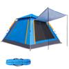 cho Pop Up Tent, Blue, 4 Person, X-Large, Portable, Lightweight, 3 Season, Water Resistant, UV Protection 50UPF, Camping & Hiking, Beach, Picnic view 1