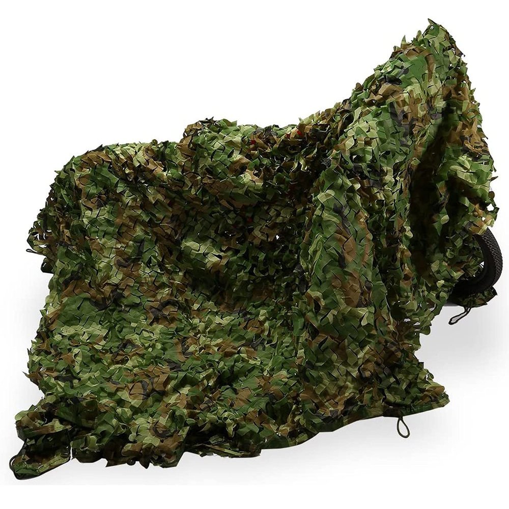 BcofoA Military Camouflage net, Outdoor Sunscreen net, Garden Decoration, Jungle Camping and Hunting, Light and Durable, with mesh. (Size : 34M/9.913.2FT)