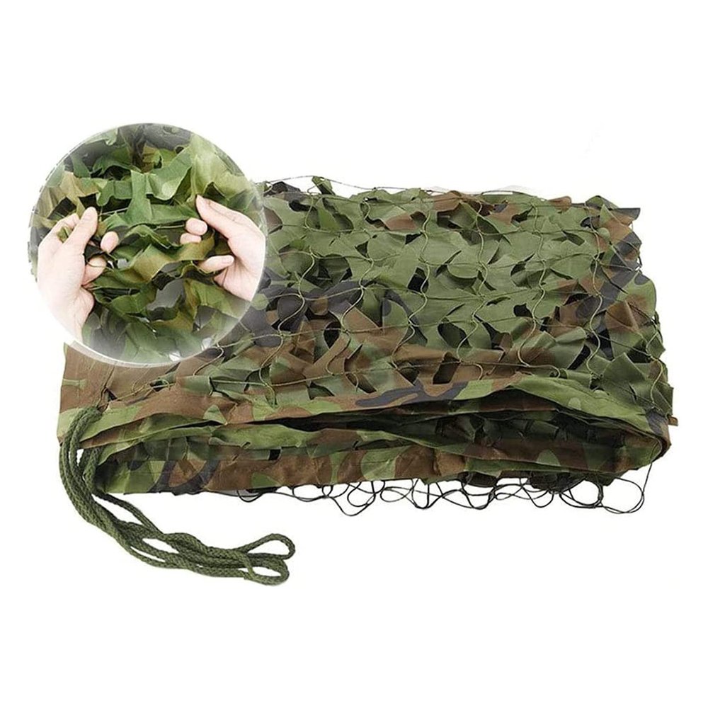Camouflage Netting Camo Net Sunscreen Nets Lightweight Mesh Bulk RollWoodland Blinds GreatGreat for Car CoverOutdoor Activities (Size : 9.8ftx6.5ft/3mx2m)