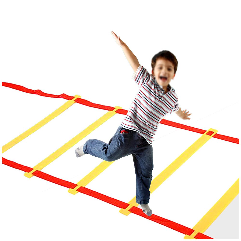 Agility Ladder Agility Speed Training Ladder, Football Flexibility Jumping Ladder,Fitness Training Set, for Kids/Adults Sport Equipment(Size:5M)