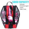 Peyorom Skate Bags, Great for Roller Skates, Ice Skates, Quad Skates, Inline Skates, Rollerblade, Figure Skates, Ice Hockey Skate - Skate Accessories for Kids and Adults (Red) view 3
