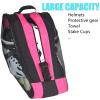 Peyorom Skate Bags, Great for Roller Skates, Ice Skates, Quad Skates, Inline Skates, Rollerblade, Figure Skates, Ice Hockey Skate - Skate Accessories for Kids and Adults (Rose) view 3