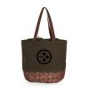 PICNIC TIME Pittsburgh Steelers Coronado Canvas and Willow Basket Tote view 2