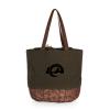 PICNIC TIME Los Angeles Rams Coronado Canvas and Willow Basket Tote view 2