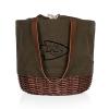 PICNIC TIME Kansas City Chiefs Coronado Canvas and Willow Basket Tote view 1